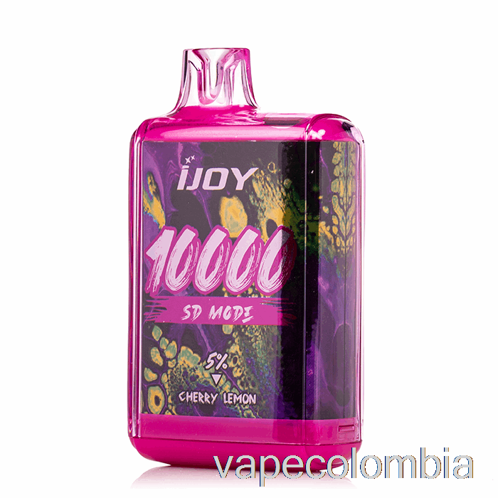 Kit Vape Completo Ijoy Bar Sd10000 Desechable Cereza Limón
